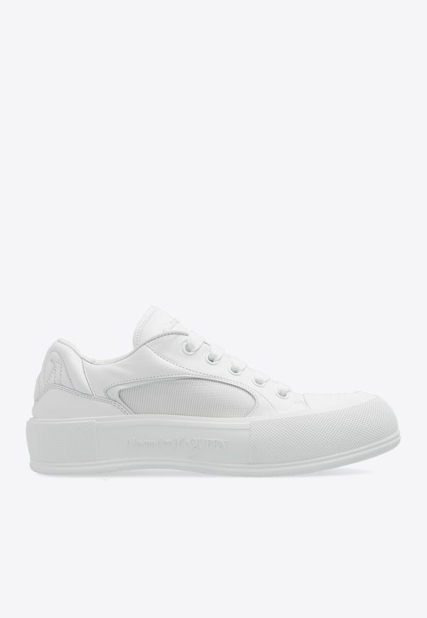 Alexander McQueen Plimsoll Low-Top Sneakers White 781556 W4WM8-9000