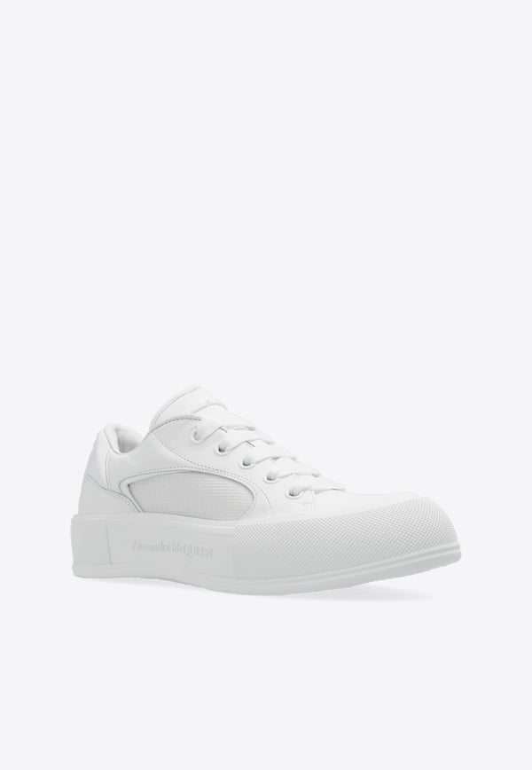 Alexander McQueen Plimsoll Low-Top Sneakers White 781556 W4WM8-9000