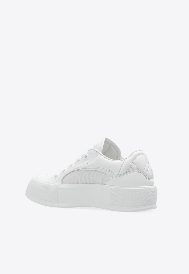 Alexander McQueen Plimsoll Low-Top Sneakers White 781556 W4WM8-9000