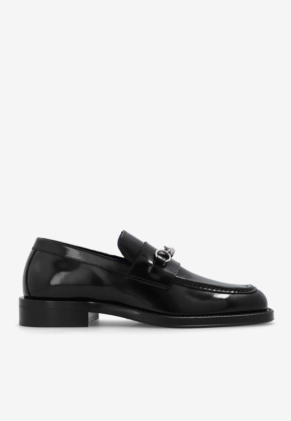 Burberry Leather Barbed Wire Loafers 8080103 A1189-BLACK