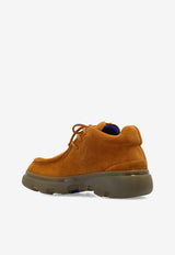 Burberry Suede Creeper Mid Shoes 8080045 A7253-SEGALE
