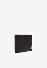 Burberry B Cut Bi-Fold Wallet in Grained Leather Black 8080663 A1189-BLACK