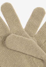 Burberry EKD Knitted Gloves Green 8078828 B7311-HUNTER