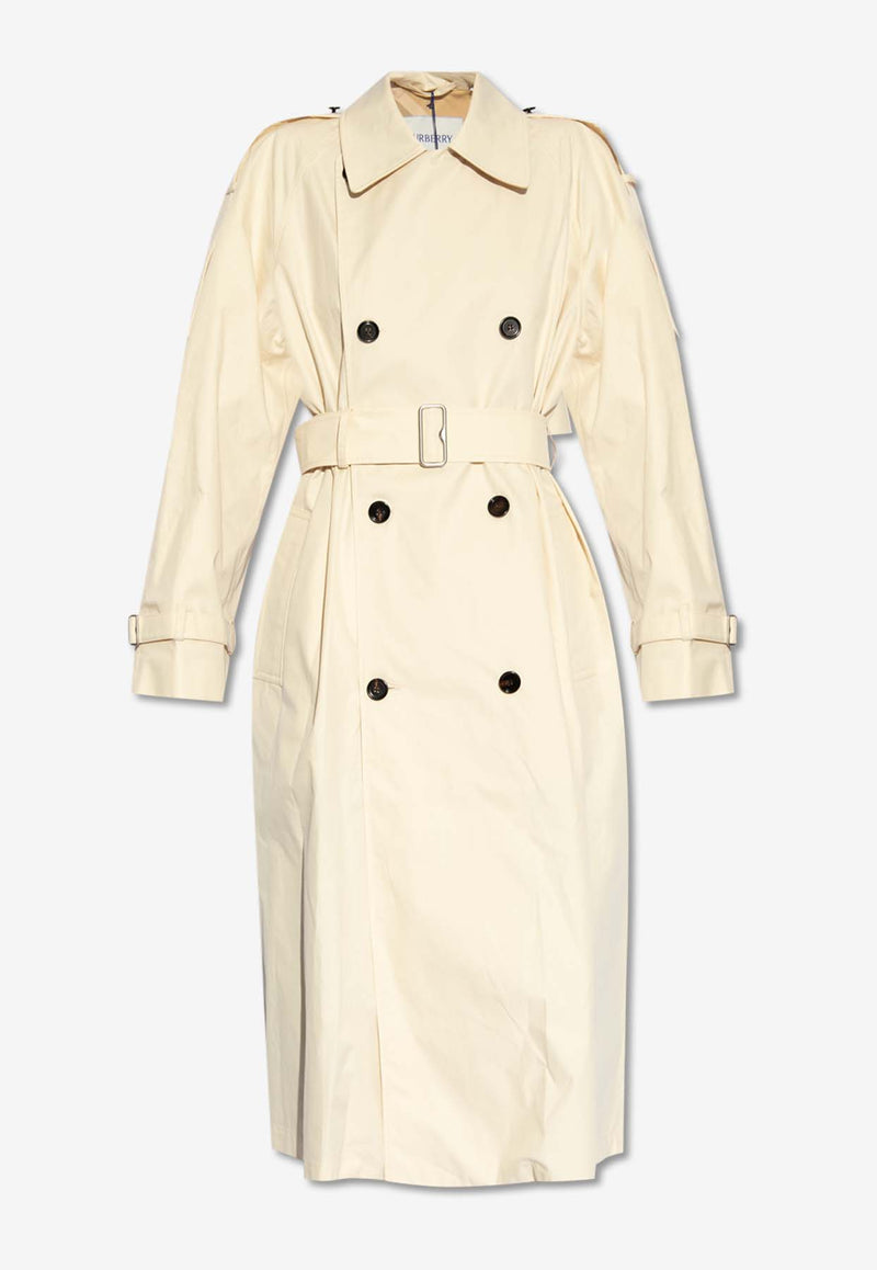 Burberry Double-Breasted Trench Coat Yellow 8080863 B8620-CALICO