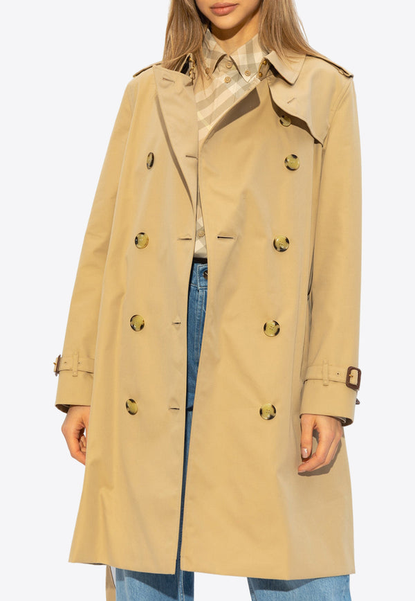 Burberry The Kensington Trench Coat Beige 8079411 A1366-HONEY