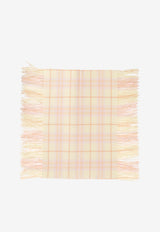 Burberry Check Pattern Cashmere Scarf Multicolor 8079989 A4652-SHERBET
