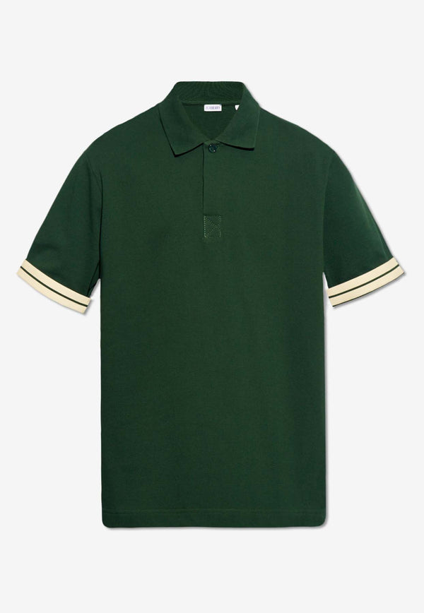 Burberry Equestrian Knight Design Polo T-shirt Green 8082126 B8636-IVY