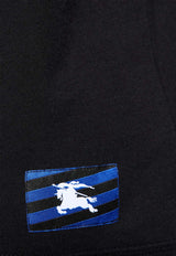 Burberry EKD Logo Patch Crewneck T-shirt Black 8080814 A1189-BLACK