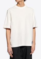 Burberry EKD Logo Patch Crewneck T-shirt White 8083593 B7264-RAIN