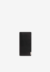 Burberry B Cut Grained Leather Wallet Black 8082157 A1189-BLACK