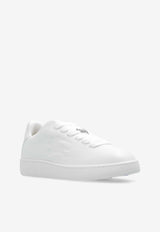 Burberry Box Leather Low-Top Sneakers White 8083384 A1189-BLACK