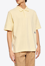 Burberry EKD Embroidered Polo T-shirt Yellow 8083602 B8639-SHERBET