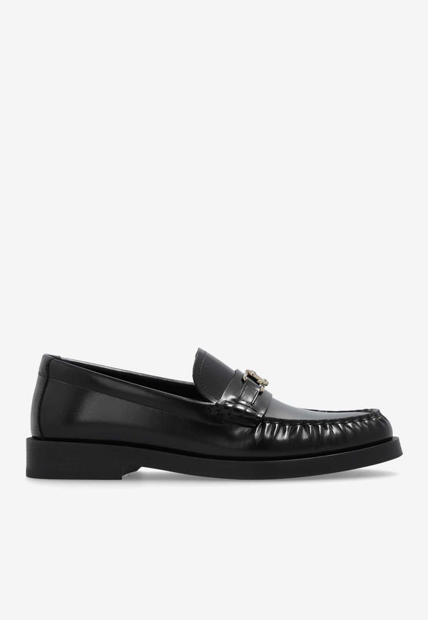 Jimmy Choo Addie Calf Leather Loafers Black ADDIE JC XXF-BLACK