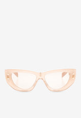 Balmain B-Muse Cat-Eye Sunglasses Brown BPS-151C-55 0-0