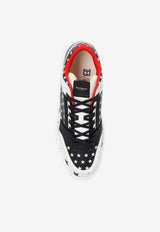Balmain B-Court Printed Stars Low-Top Sneakers Multicolor CM1VI344 LTSP-EAB