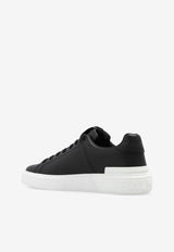 Balmain B-Court Leather Low-Top Sneakers Black CN1VI690 LVTR-EAB