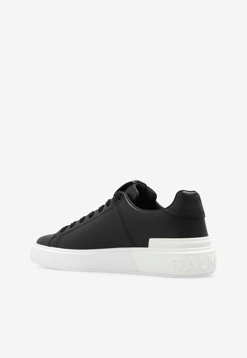 Balmain B-Court Low-Top Sneakers Black CN1VI690 LVTR-EAB