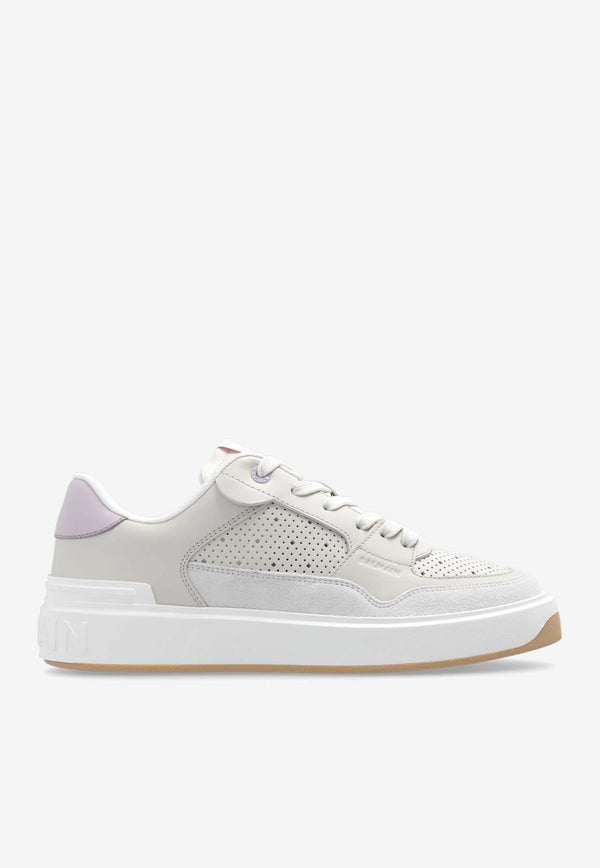 Balmain B-Court Low-Top Sneakers Beige CN1VI727 LNGV-0DA