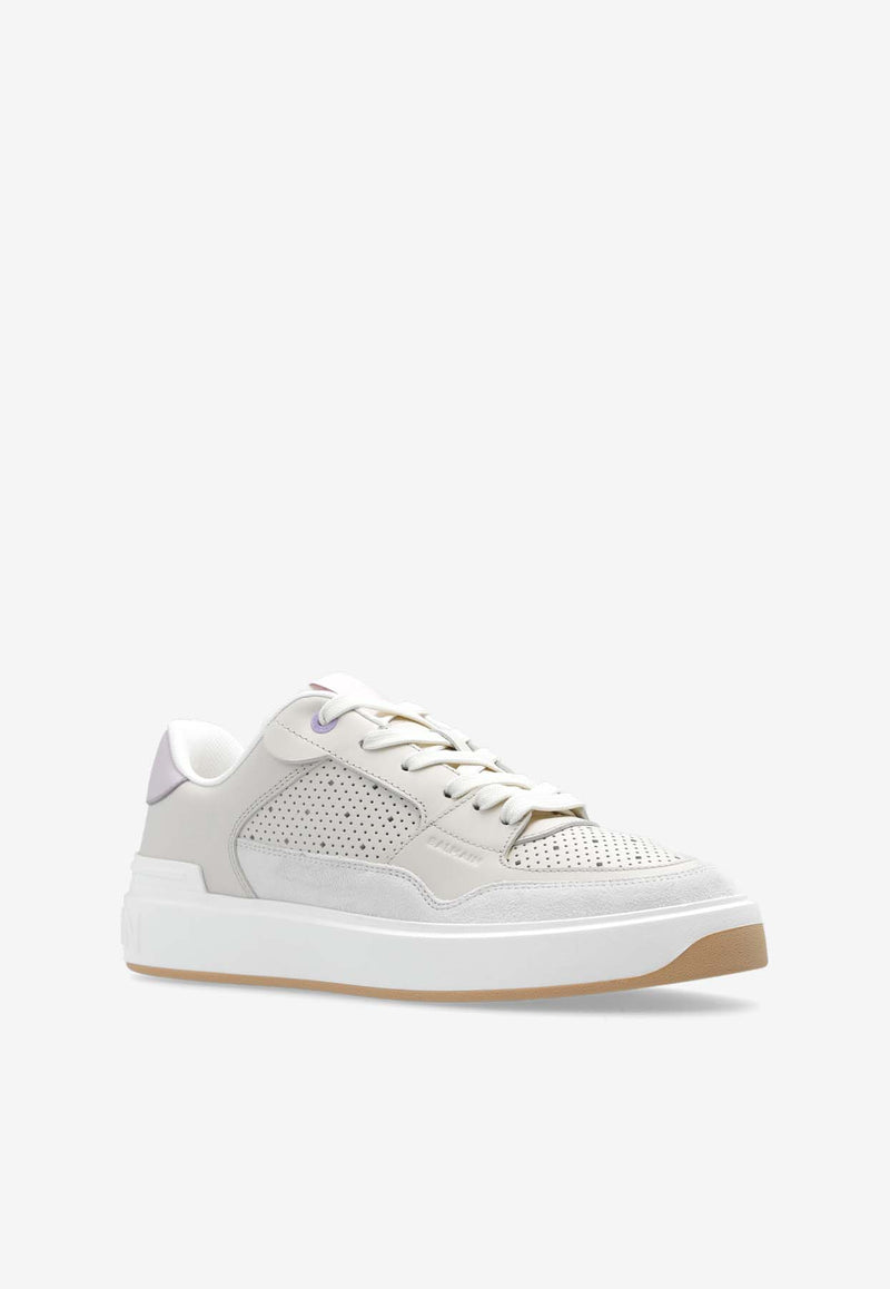 Balmain B-Court Low-Top Sneakers Beige CN1VI727 LNGV-0DA