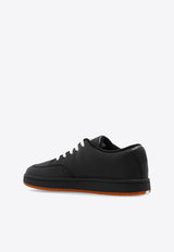 Kenzo Dome Leather Low-Top Sneakers Black FD65SN061 L53-99