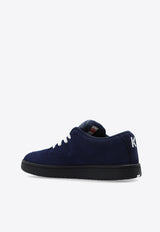 Kenzo Dome Suede Low-Top Sneakers Blue FD65SN061 L56-77