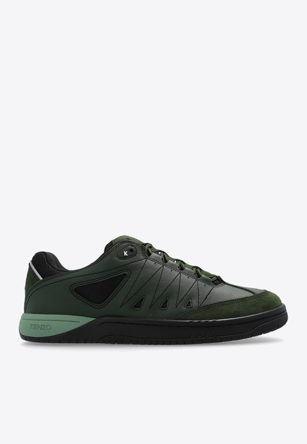 Kenzo PXT Low-Top Leather Sneakers Green FE55SN080 L54-51