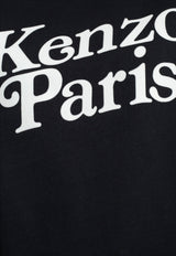 Kenzo Verdy Logo Print Crewneck Sweatshirt Black FE52SW127 4MF-99