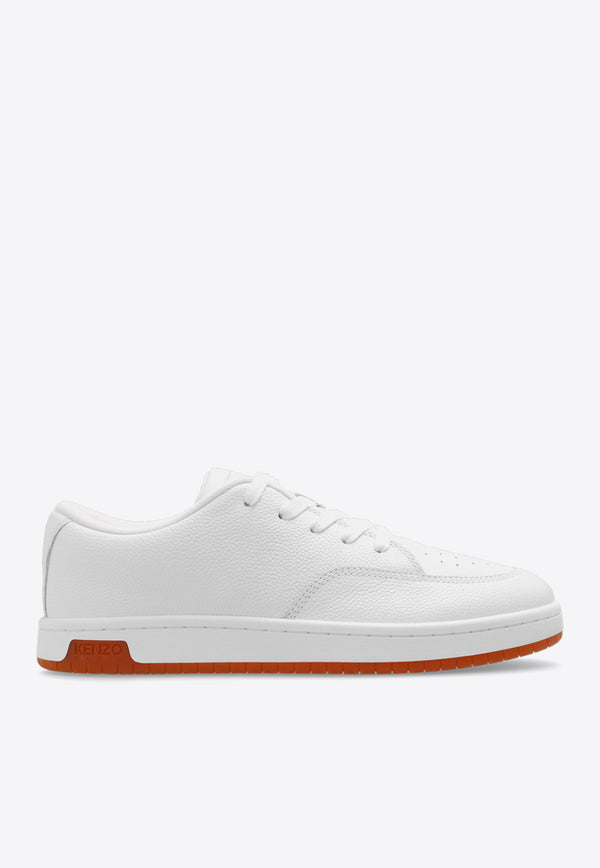 Kenzo Dome Low-Top Leather Sneakers White FD65SN061 L53-02