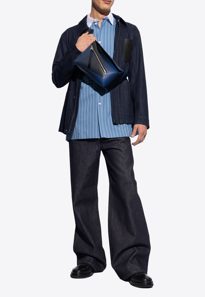 Loewe Striped Long-Sleeved Shirt Blue H526Y05X26 0-STONE BLUE