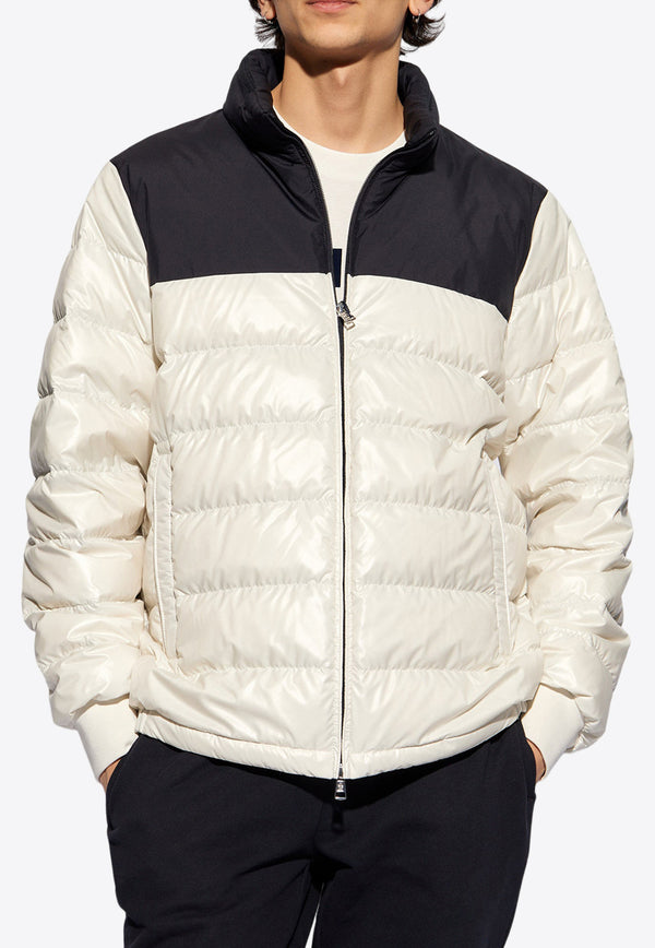 Moncler Coyers Paneled Down Jacket White J10911A00004 595ZJ-034