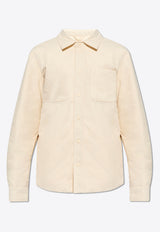 Moncler Galinhas Padded Shirt Jacket Cream J10911G00009 597CT-038