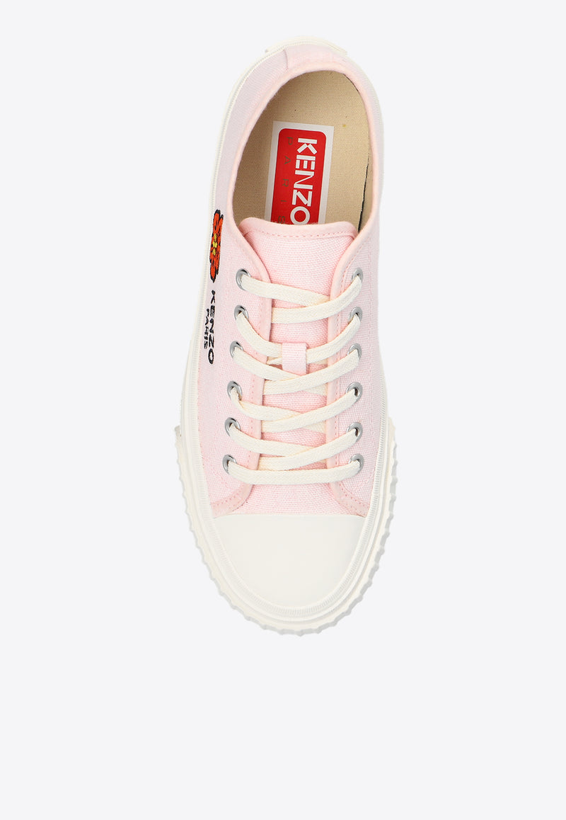 Kenzo Foxy Canvas Embroidered Sneakers Pink FE52SN015 F73-34