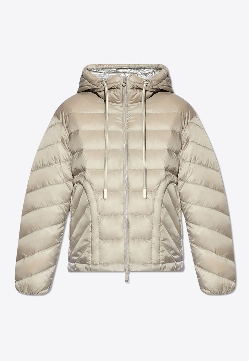 Moncler Delfo Quilted Down Jacket Gray J10931A00048 595FE-903