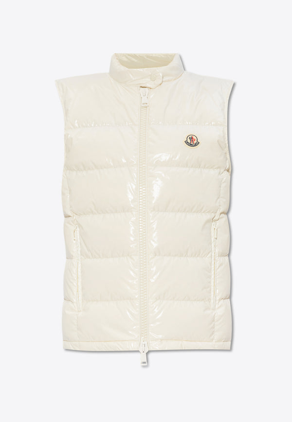 Moncler Alcibia Quilted Vest White J10931A00066 597EU-034