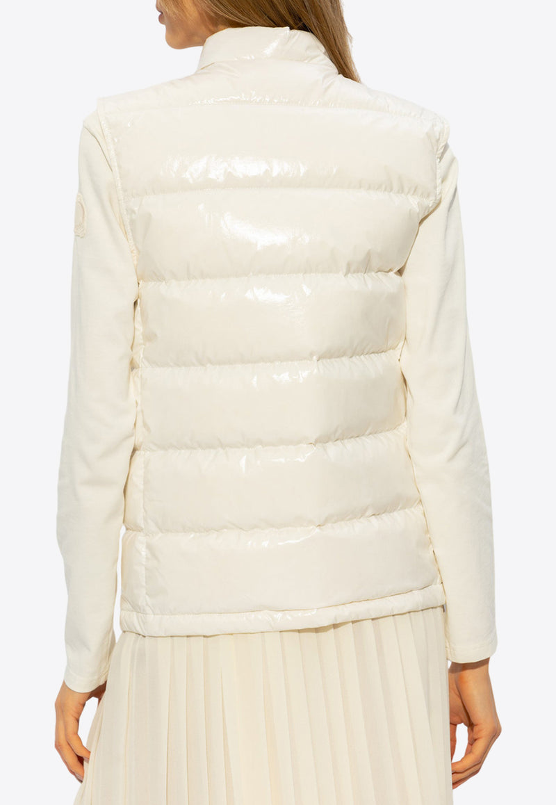Moncler Alcibia Quilted Vest White J10931A00066 597EU-034