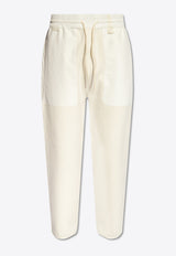 Moncler Slim Fit Paneled Track Pants Cream J10919L00001 M1367-032