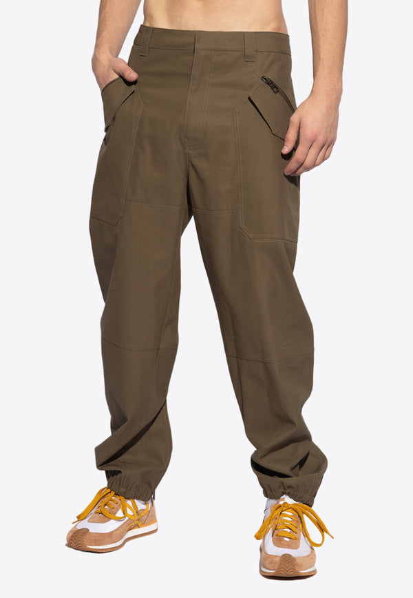 Loewe Logo Cargo Pants Green H526Y04WE3 0-TEA DUST GLAZE