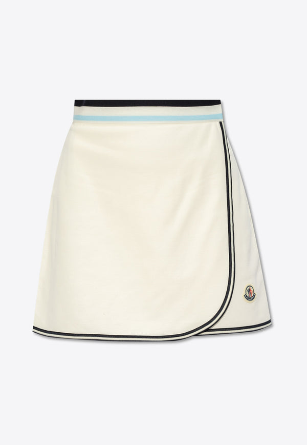 Moncler Logo Appliqué Mini Tennis Skirt White J10938H00002 84720-034