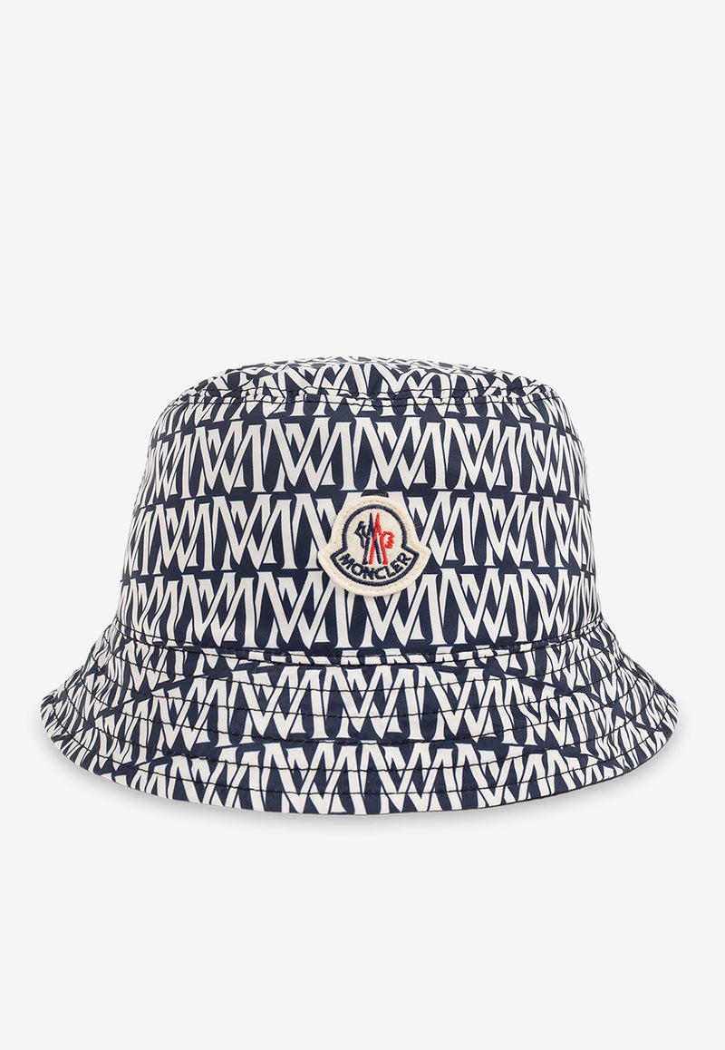 Moncler Reversible Logo Bucket Hat Navy J10913B00004 54A91-74S