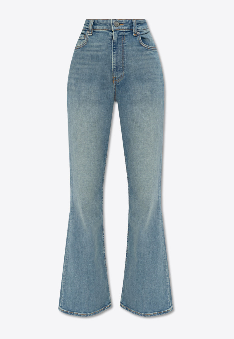 GANNI Tint Wash Wide-Leg Jeans Blue J1374 6624-091