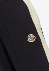 Moncler Logo Patch Piqué Track Pants Navy J10938H00001 899V9-778