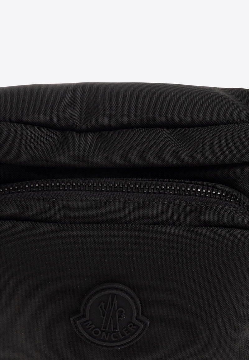 Moncler Durance Logo Patch Belt Bag Black J109A5M00005 M3819-999