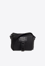 Moncler Naoka Logo Patch Messenger Bag Black J109A5L00001 M3817-999