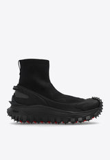 Moncler Trailgrip Stretch Knit High-Top Sneakers Black J109B4M00060 M3809-999