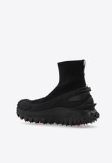Moncler Trailgrip Stretch Knit High-Top Sneakers Black J109B4M00060 M3809-999