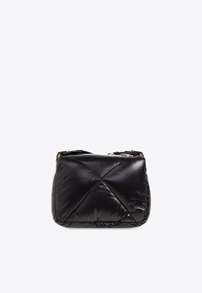 Moncler Mini Puf Calf Leather Crossbody Bag Black J109B5L00013 M3202-999