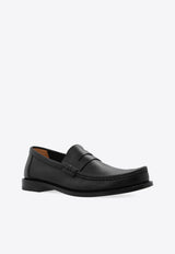 Loewe Campo Leather Loafers Black M816290X23 0-BLACK