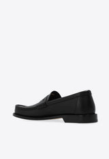 Loewe Campo Leather Loafers Black M816290X23 0-BLACK