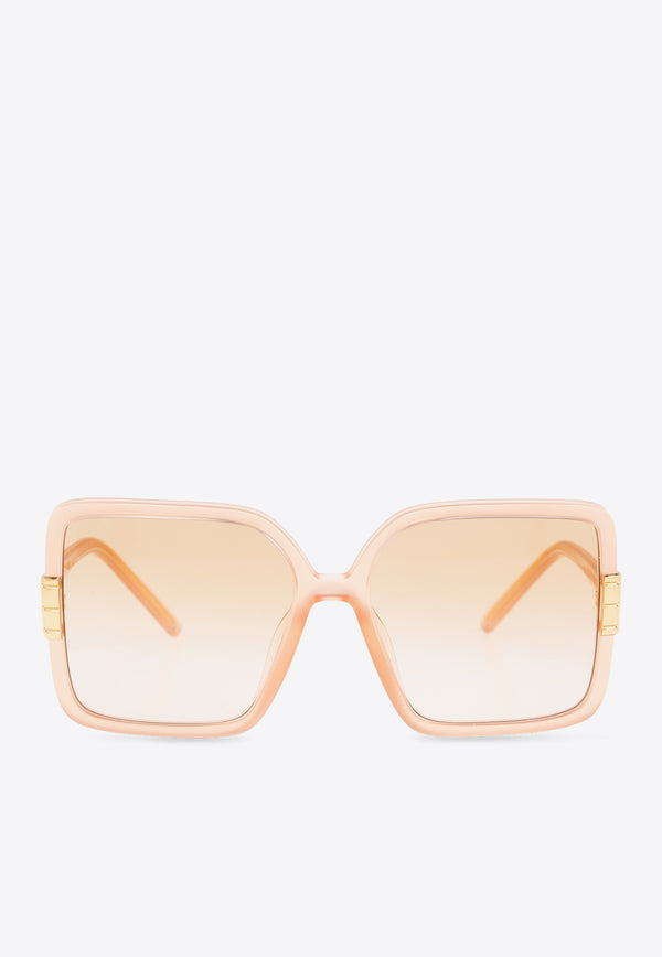 Tory Burch Eleonor Oversized Square Sunglasses Pink 0TY9075U 0-19862D