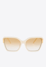 Tory Burch Eleonor Oversized Cat-Eye Sunglasses Brown 0TY9076U 0-198713
